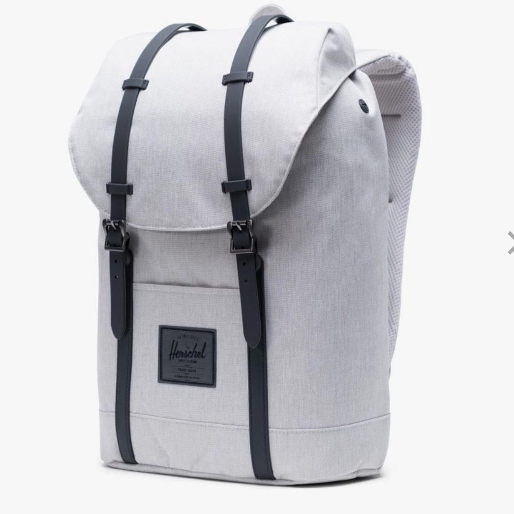 Herschel Retreat Backpack in Raven Crosshatch - Picture 3 of 9